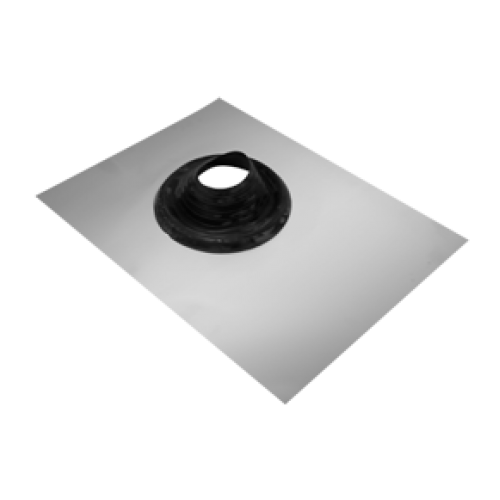 6" inch Tiled roof Flashing - Size 15 Low Temp Black EPDM Size 125-225mm