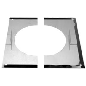 4" inch Twin Wall Finishing Plate 30-45 degrees (132)