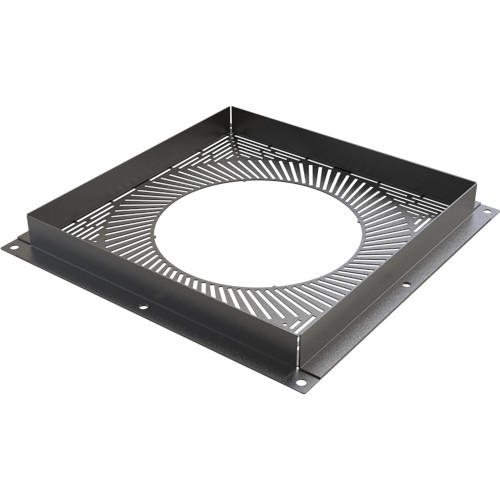 5" inch Black ventilated fire stop plate