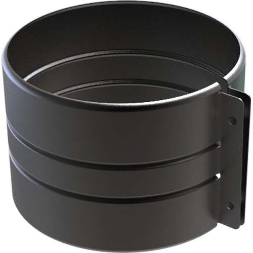 7" inch Black twin wall flue - Structural Locking Band 175mm 