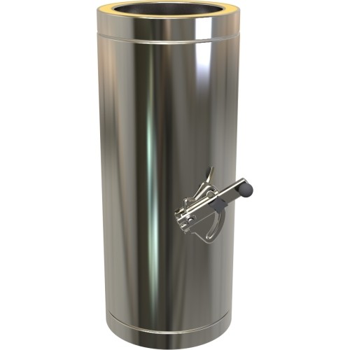 6" inch Twin Wall Damper Section