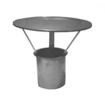 6" inch Protection Sleeve c/w integrated Rain Cap x 150mm