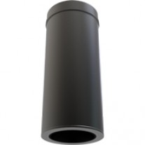 6" inch Black Twin wall Flue Starter Length 940mm 