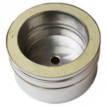 6" inch Twin Wall Tee Cap with Drain (061) 