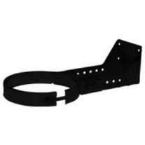 8" inch Black twin wall flue - Wall Support 130-210mm .