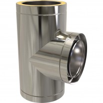 5" inch Twin Wall flue 90 Tee