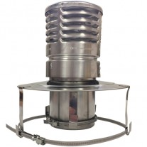 Pot Hanging Gas Cowl Stainless Steel - Ø 125