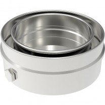 8" inch Twin wall Tee Cap with side Drain (613)