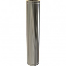 5" inch Twin Wall Flue Pipe 1 metre length