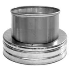 8" inch Twin wall/Single wall Connection (16Q) (Twin wall at the bottom single wall at the top)
