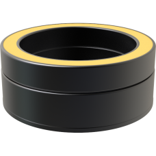 8" inch Black twin wall flue - Tee Cap