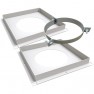 White Ventilated Firestop Support Kit