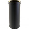 5" inch Black Twin wall Flue pipe - 500mm