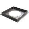 5" inch Black Twin wall Flue Fire Stop Plate 