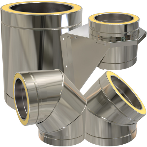 6 inch Stainless - Twin Wall Flue